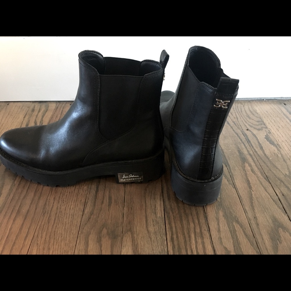 Sam Edelman Chelsea Water Proof Boot Black